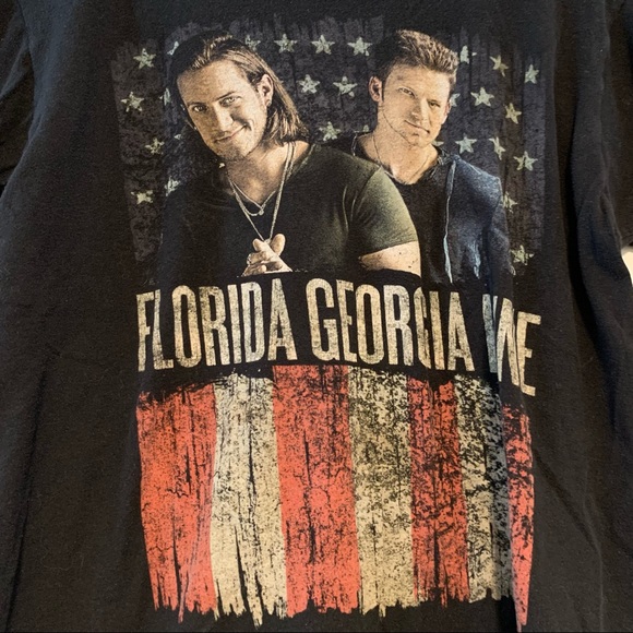 Florida Georgia Line Concert Tee Shirt - Picture 4 of 14